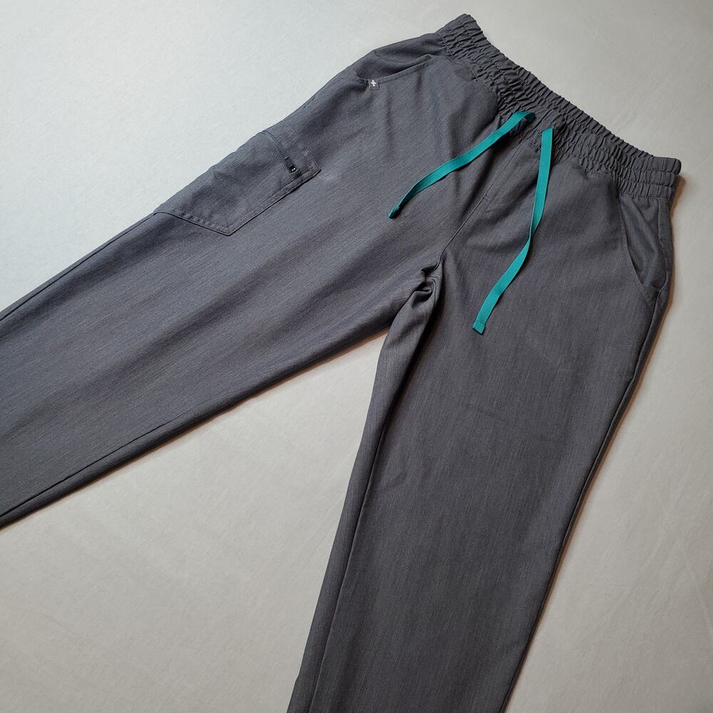 Figs Women's Size M Zamora Jogger Scrub Pants Gray W20SW2028